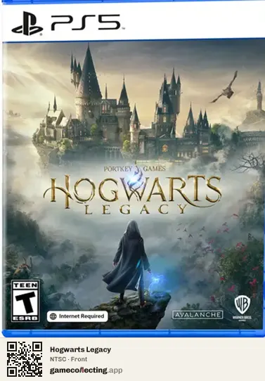 Hogwarts Legacy PlayStation 5, NTSC box front