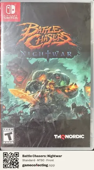 Battle Chasers: Nightwar Nintendo Switch, NTSC box front