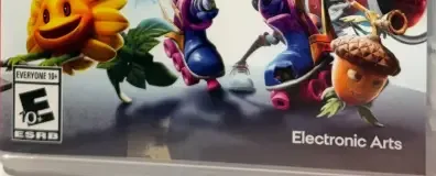 Plants vs. Zombies: Battle for Neighborville, the ESRB box on its front