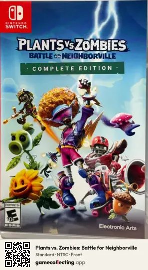Plants vs. Zombies: Battle for Neighborville Nintendo Switch, NTSC box front