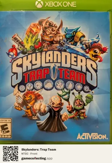 Skylanders: Trap Team Xbox One, NTSC box front
