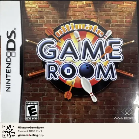 Ultimate Game Room Nintendo DS, NTSC box front