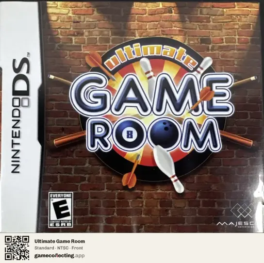 Ultimate Game Room Nintendo DS, NTSC box front