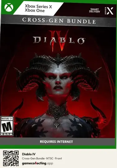 Diablo IV Xbox Series X, NTSC box front