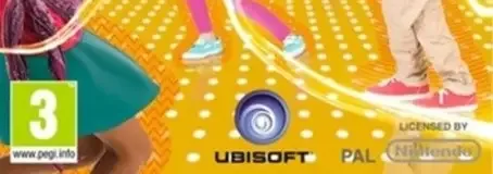 Just Dance Kids, the PEGI square on its front