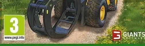 Farming Simulator 22, the PEGI square on its front
