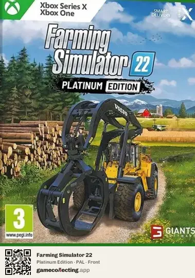 Farming Simulator 22 Xbox Series X, PAL box front