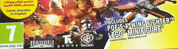 LEGO Star Wars: The Force Awakens, the PEGI square on its front