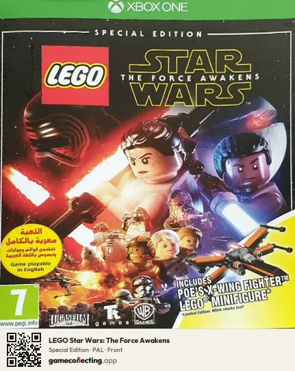 LEGO Star Wars: The Force Awakens Xbox One, PAL box front