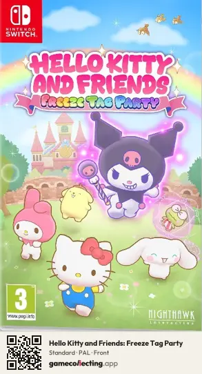 Hello Kitty and Friends: Freeze Tag Party Nintendo Switch, PAL box front