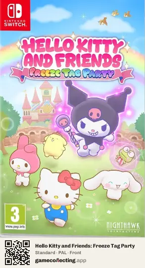 Hello Kitty and Friends: Freeze Tag Party Nintendo Switch, PAL box front