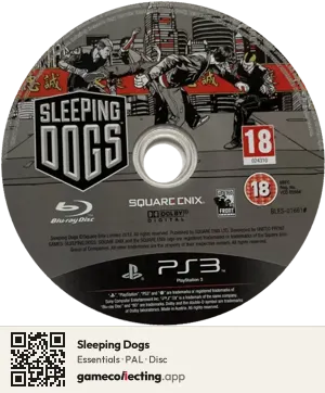 Sleeping Dogs PlayStation 3, PAL disc