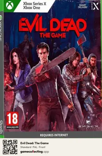 Evil Dead: The Game Xbox Series X, PAL box front