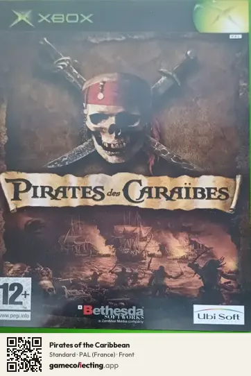 Pirates of the Caribbean Xbox, France box front
