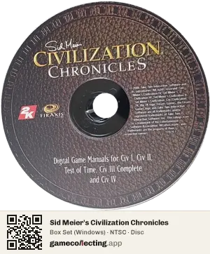 Sid Meier's Civilization Chronicles Computer, NTSC disc