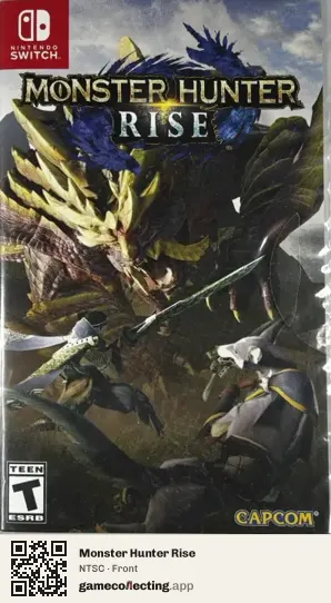 Monster Hunter Rise Nintendo Switch, NTSC box front