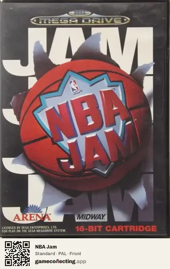 NBA Jam Sega Mega Drive / Genesis, PAL box front