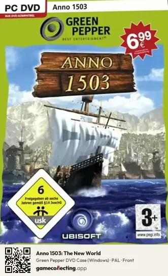 Anno 1503: The New World Computer, PAL box front