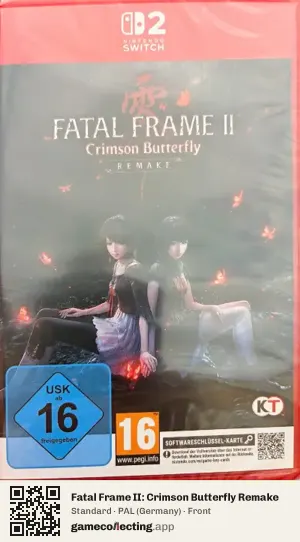 Fatal Frame II: Crimson Butterfly Remake Nintendo Switch 2, Germany box front