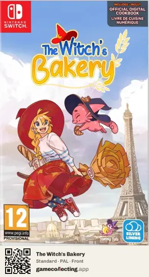 The Witch's Bakery Nintendo Switch, PAL box front