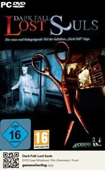 Dark Fall: Lost Souls Computer, Germany box front