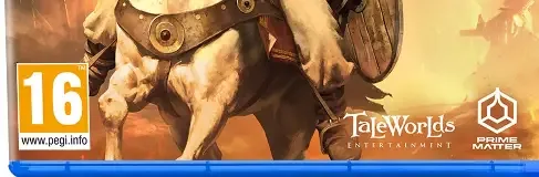 Mount & Blade II: Bannerlord, the PEGI square on its front