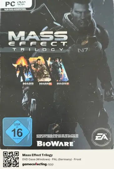 Mass Effect Trilogy Computer, Germany box front