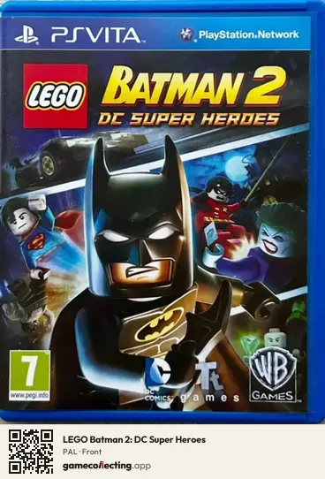 LEGO Batman 2: DC Super Heroes PlayStation Vita, PAL box front