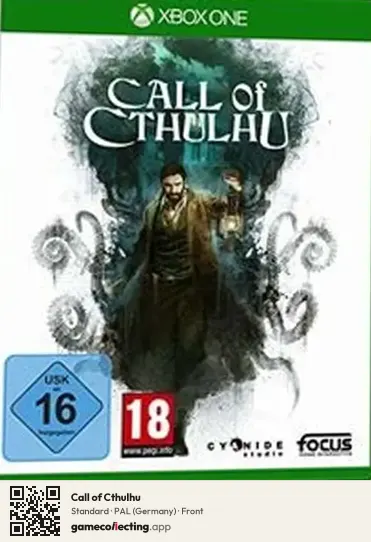 Call of Cthulhu Xbox One, Germany box front