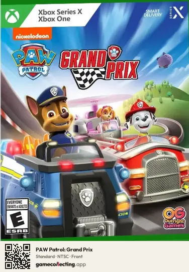 PAW Patrol: Grand Prix Xbox Series X, NTSC box front