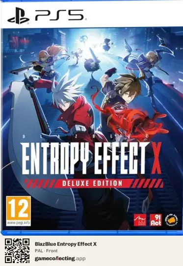BlazBlue Entropy Effect X PlayStation 5, PAL box front