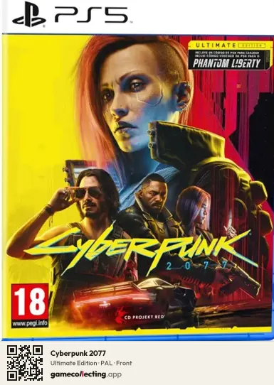 Cyberpunk 2077 PlayStation 5, PAL box front