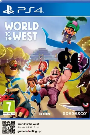 World to the West PlayStation 4, PAL box front
