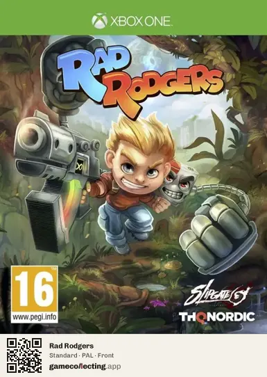 Rad Rodgers Xbox One, PAL box front