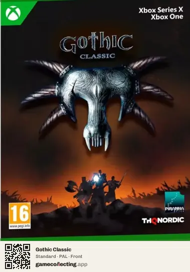 Gothic Classic Xbox One, PAL box front
