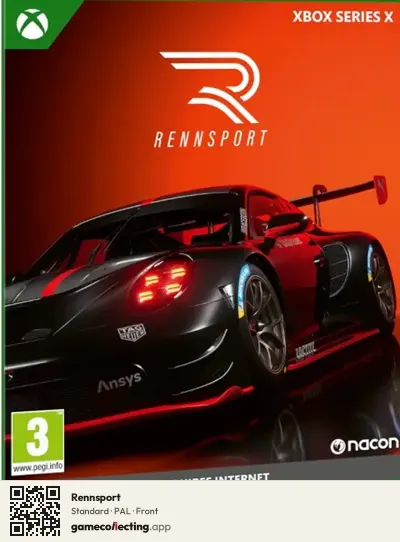 Rennsport Xbox Series X, PAL box front