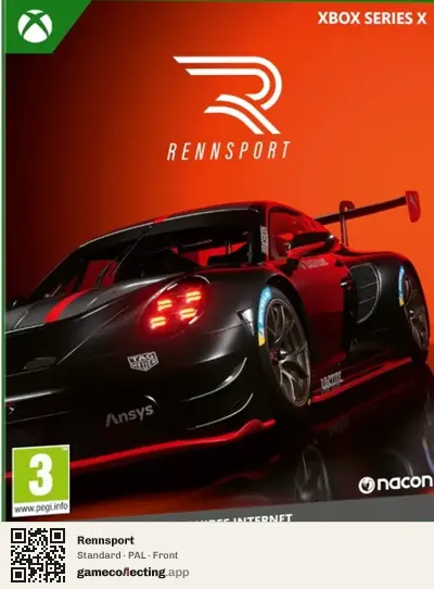 Rennsport Xbox Series X, PAL box front
