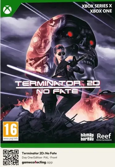Terminator 2D: No Fate Xbox Series X, PAL box front