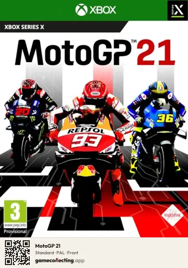 MotoGP 21 Xbox Series X, PAL box front