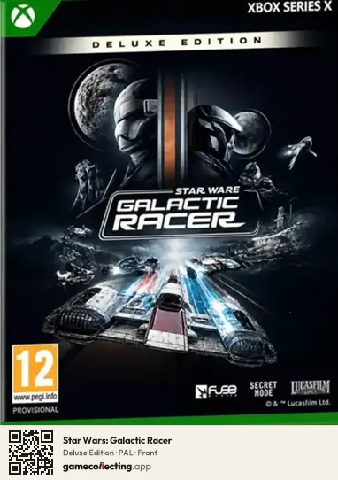 Star Wars: Galactic Racer Xbox Series X, PAL box front