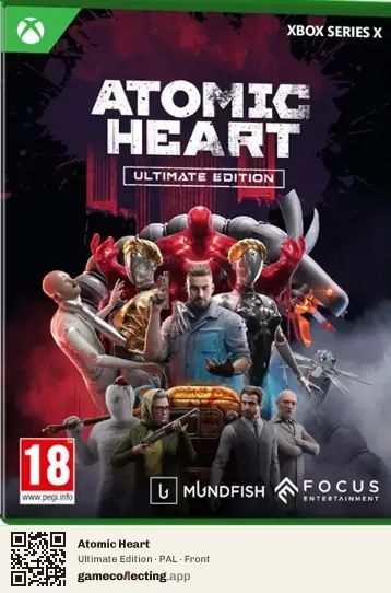 Atomic Heart Xbox Series X, PAL box front