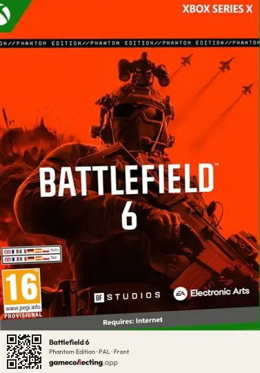 Battlefield 6 Xbox Series X, PAL box front