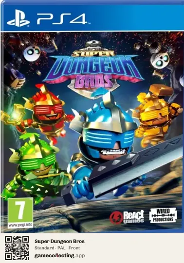 Super Dungeon Bros PlayStation 4, PAL box front
