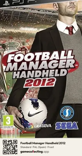 Football Manager Handheld 2012 PlayStation Portable, Spain box front