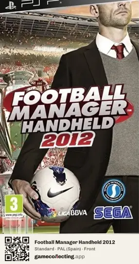 Football Manager Handheld 2012 PlayStation Portable, Spain box front