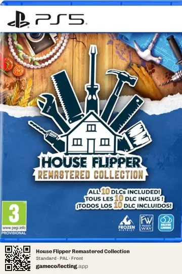 House Flipper Remastered Collection PlayStation 5, PAL box front