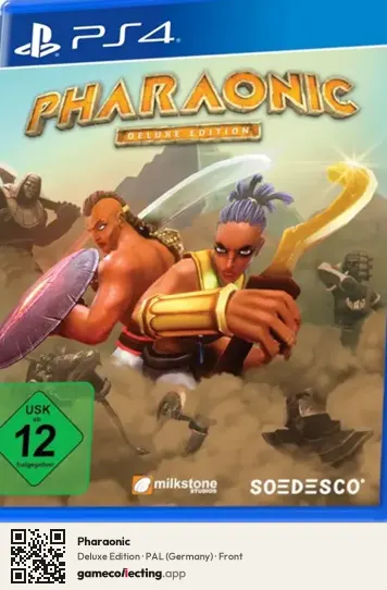 Pharaonic PlayStation 4, Germany box front