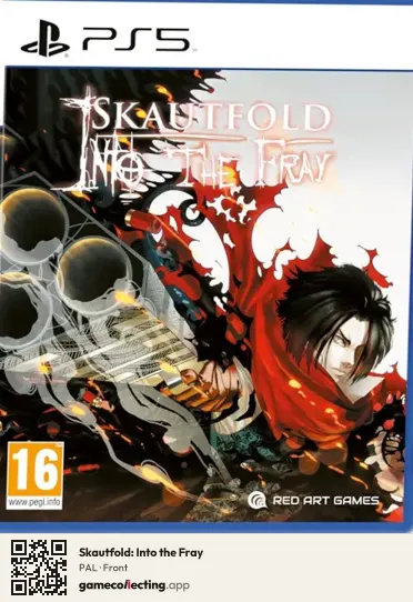 Skautfold: Into the Fray PlayStation 5, PAL box front