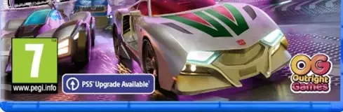 Transformers: Galactic Trials, the PEGI square on its front