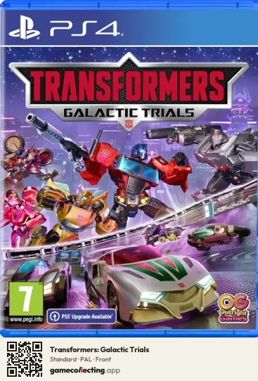 Transformers: Galactic Trials PlayStation 4, PAL box front